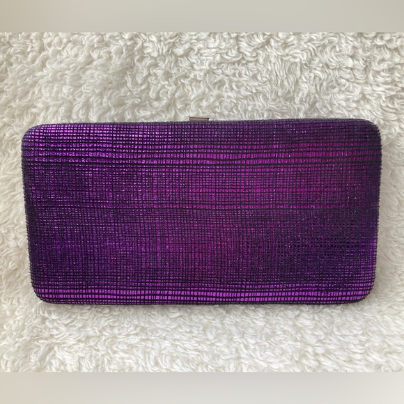 Purple Clutch Bag - Picture 2 of 5